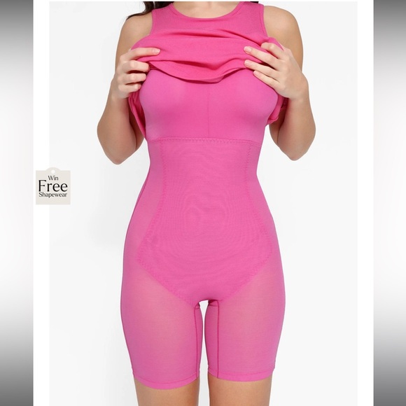 Popilush Highneck shapewear dress - Picture 2 of 3